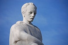 14 Cuba - Havana Vedado - Plaza de la Revolucion - Memorial Jose Marti - Jose Marti statue close up.jpg